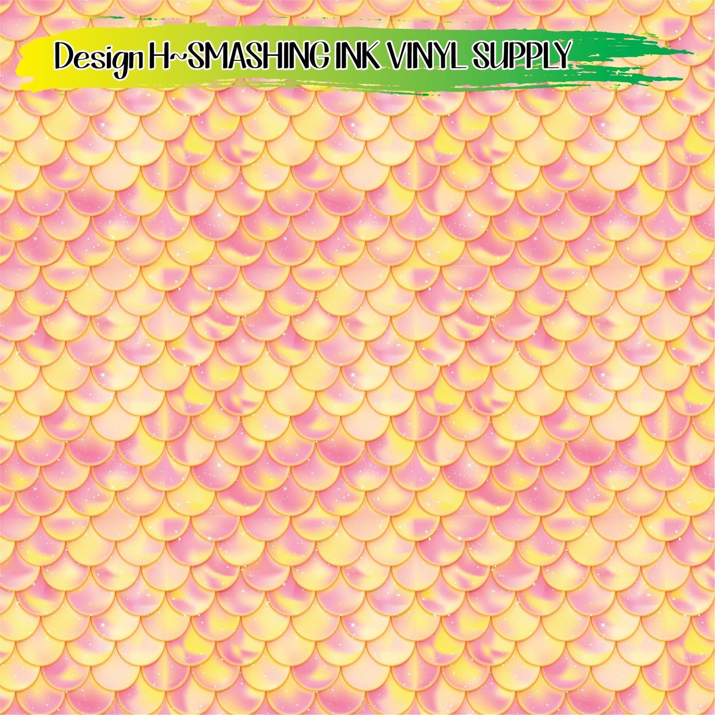 Pastel Mermaid Scales ★ Printed Vinyl Sheets | Faux Leather | Laser Safe