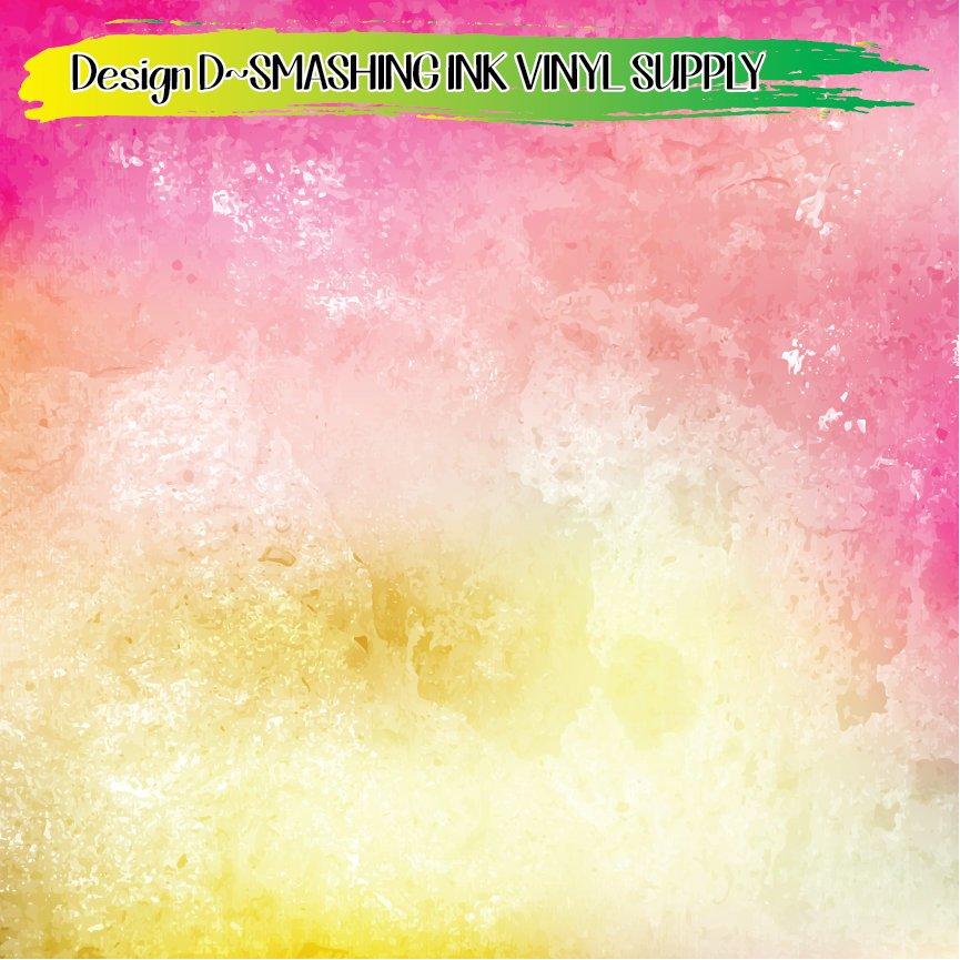 Watercolor Pattern ★ Printed Vinyl Sheets | Faux Leather | Laser Safe