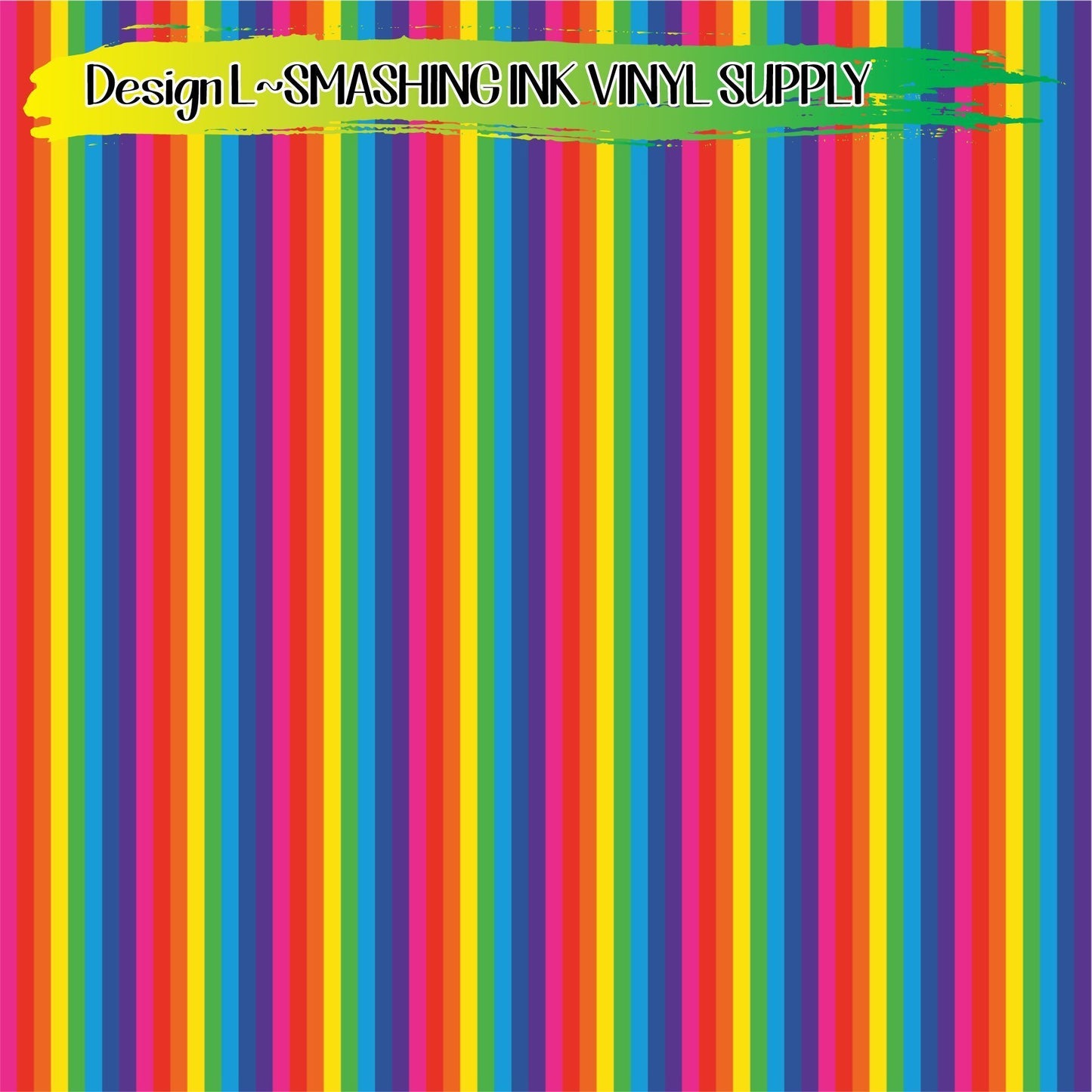 Small Rainbow Stripes ★ Printed Vinyl Sheets | Faux Leather | Laser Safe