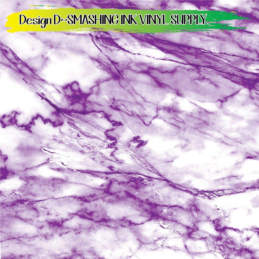 Purple Marble ★ Printed Vinyl Sheets | Faux Leather | Laser Safe