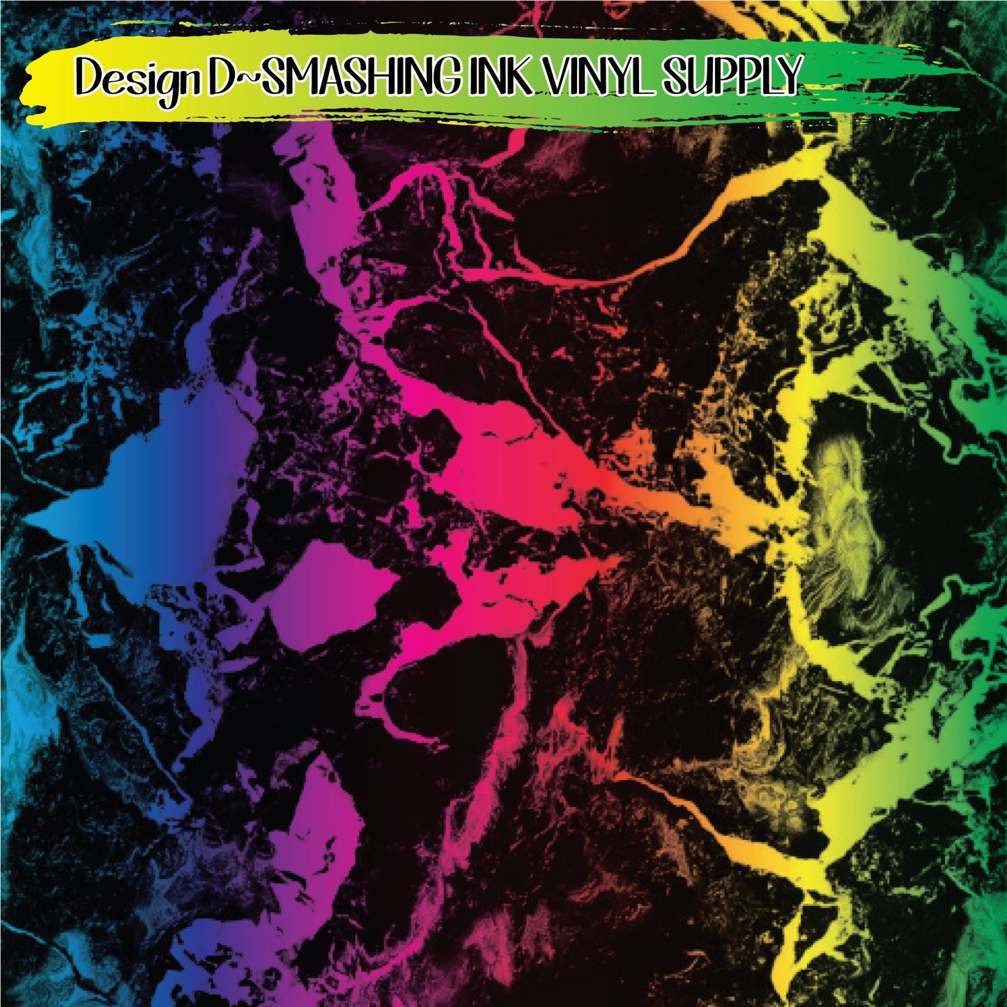 Rainbow Marble ★ Printed Vinyl Sheets | Faux Leather | Laser Safe