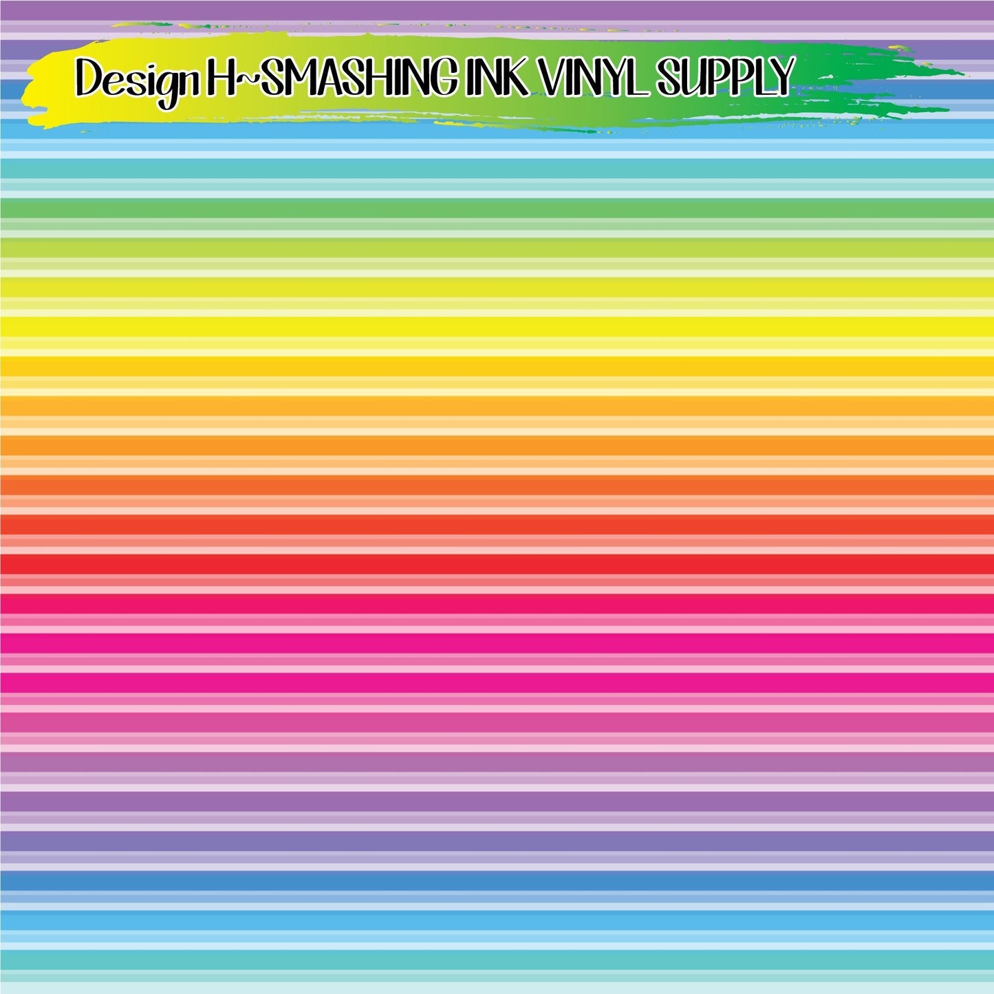 Rainbow Striped ★ Printed Vinyl Sheets | Faux Leather | Laser Safe