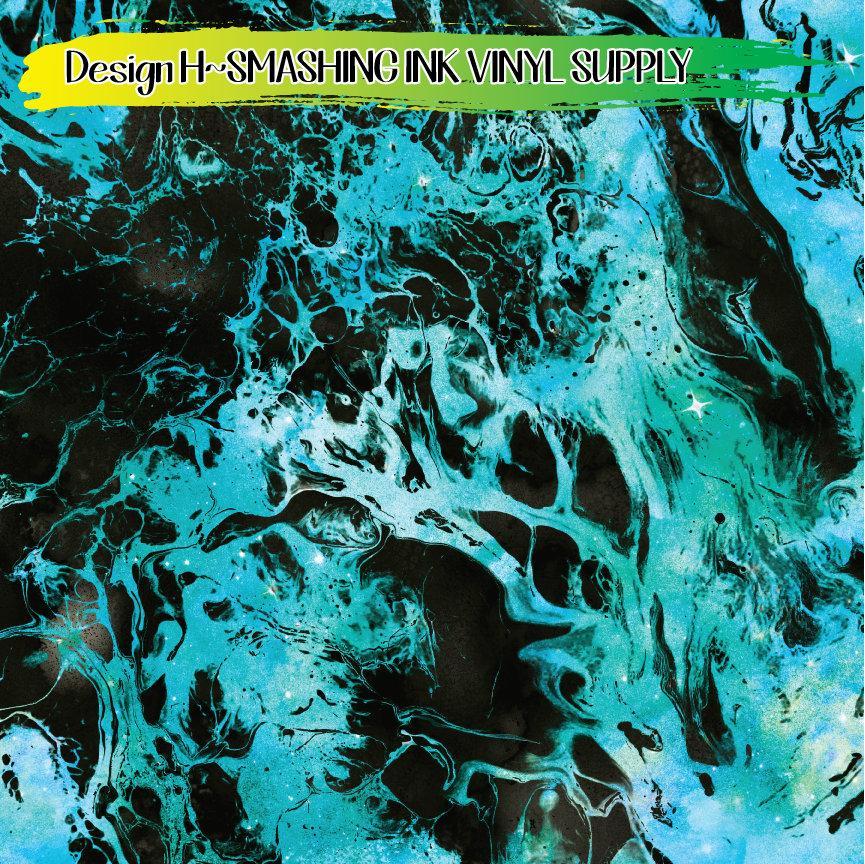 Marble Galaxy ★ Printed Vinyl Sheets | Faux Leather | Laser Safe