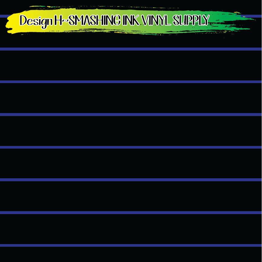 Thin Blue Line ★ Printed Vinyl Sheets | Faux Leather | Laser Safe