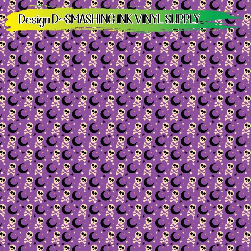 Halloween Objects ★ Printed Vinyl Sheets | Faux Leather | Laser Safe