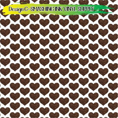 Coffee Bean ★ Pattern Vinyl | Faux Leather | Sublimation (TAT 3 BUS DAYS)