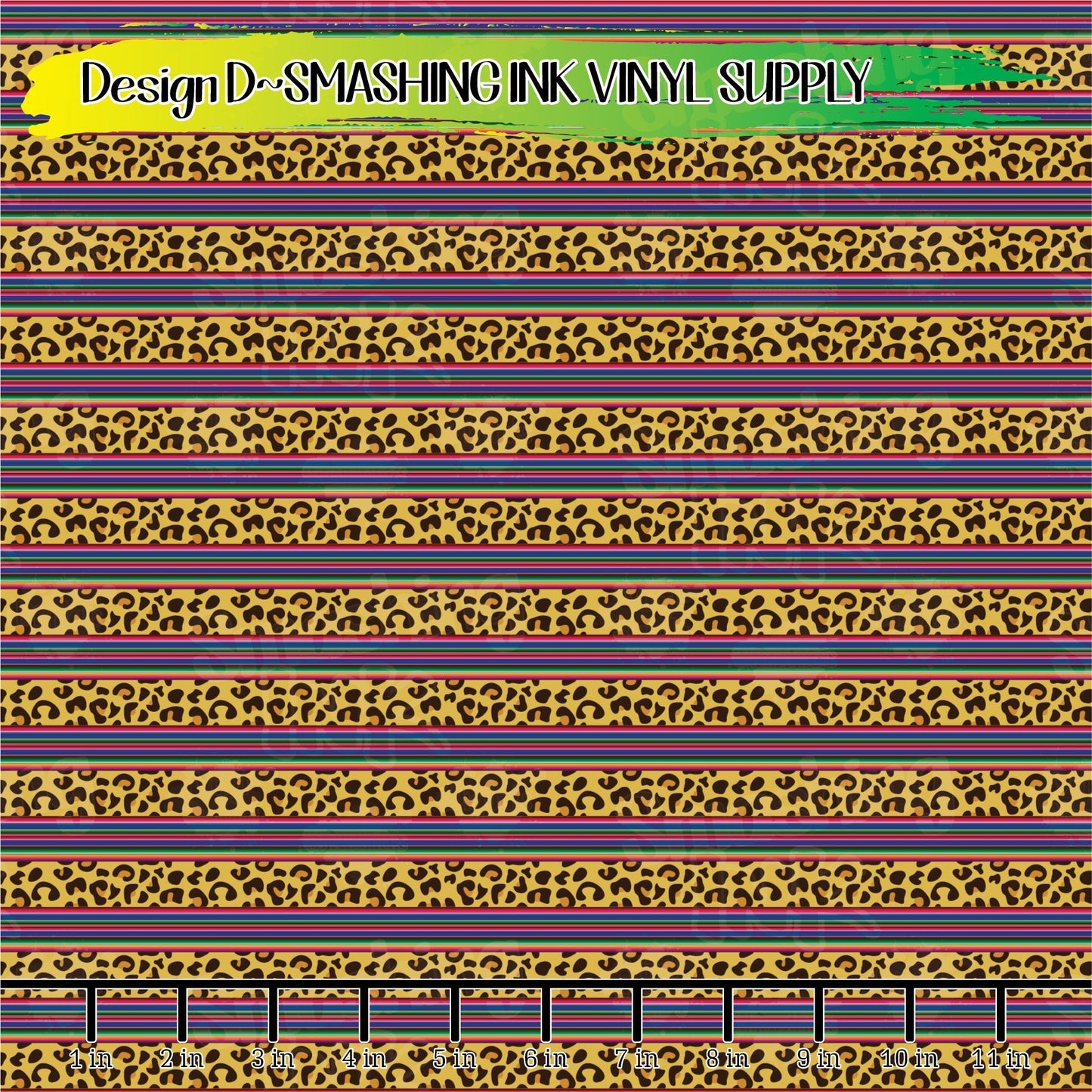 Serape Cheetah ★ Printed Vinyl Sheets | Faux Leather | Laser Safe