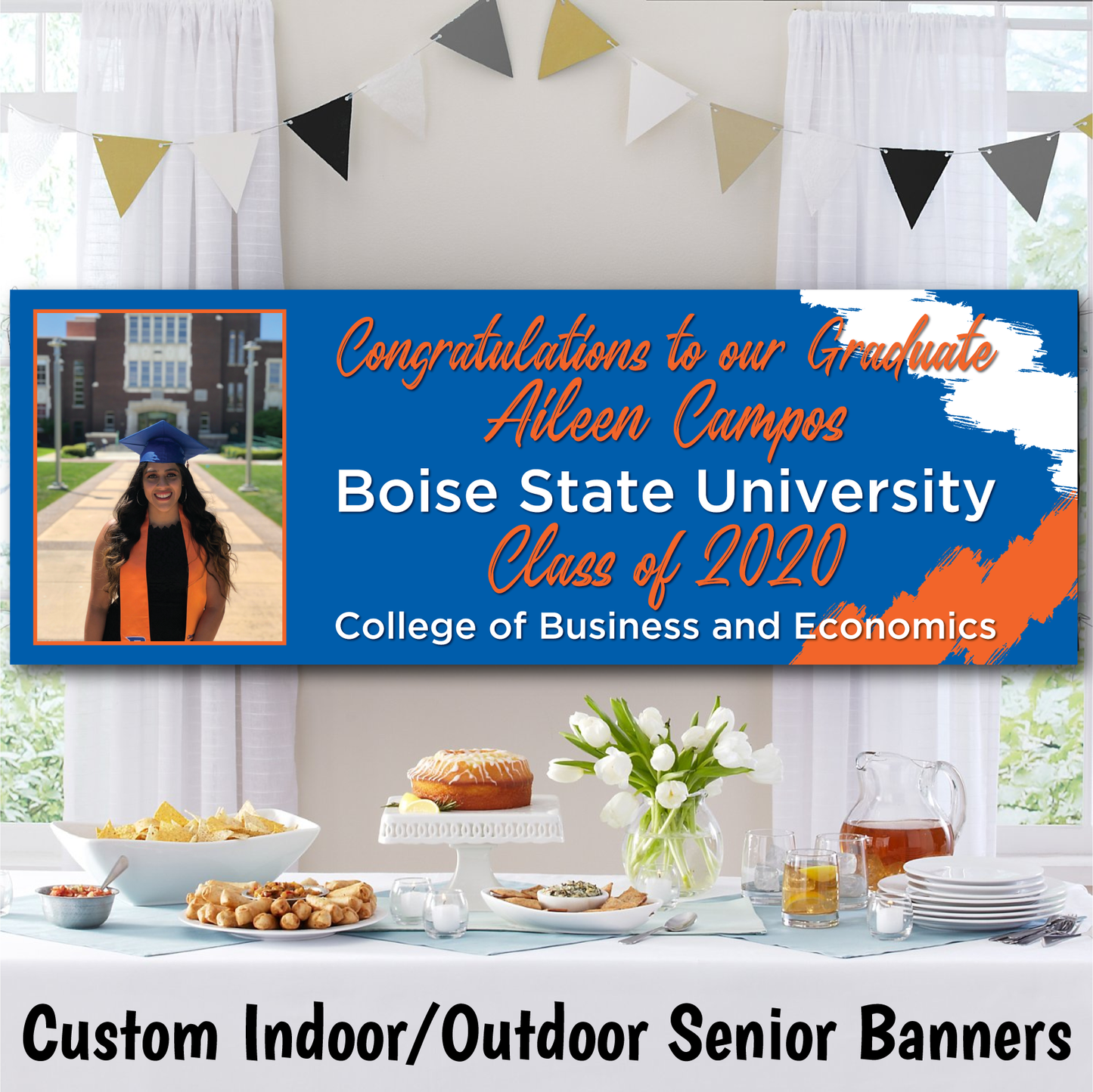 Custom  Senior 13 oz Vinyl Banner - Pick your Size!