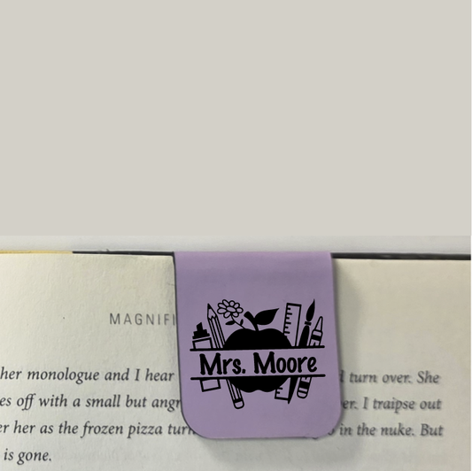 Teacher - Bookmark | Magnetic | Engraved Leatherette