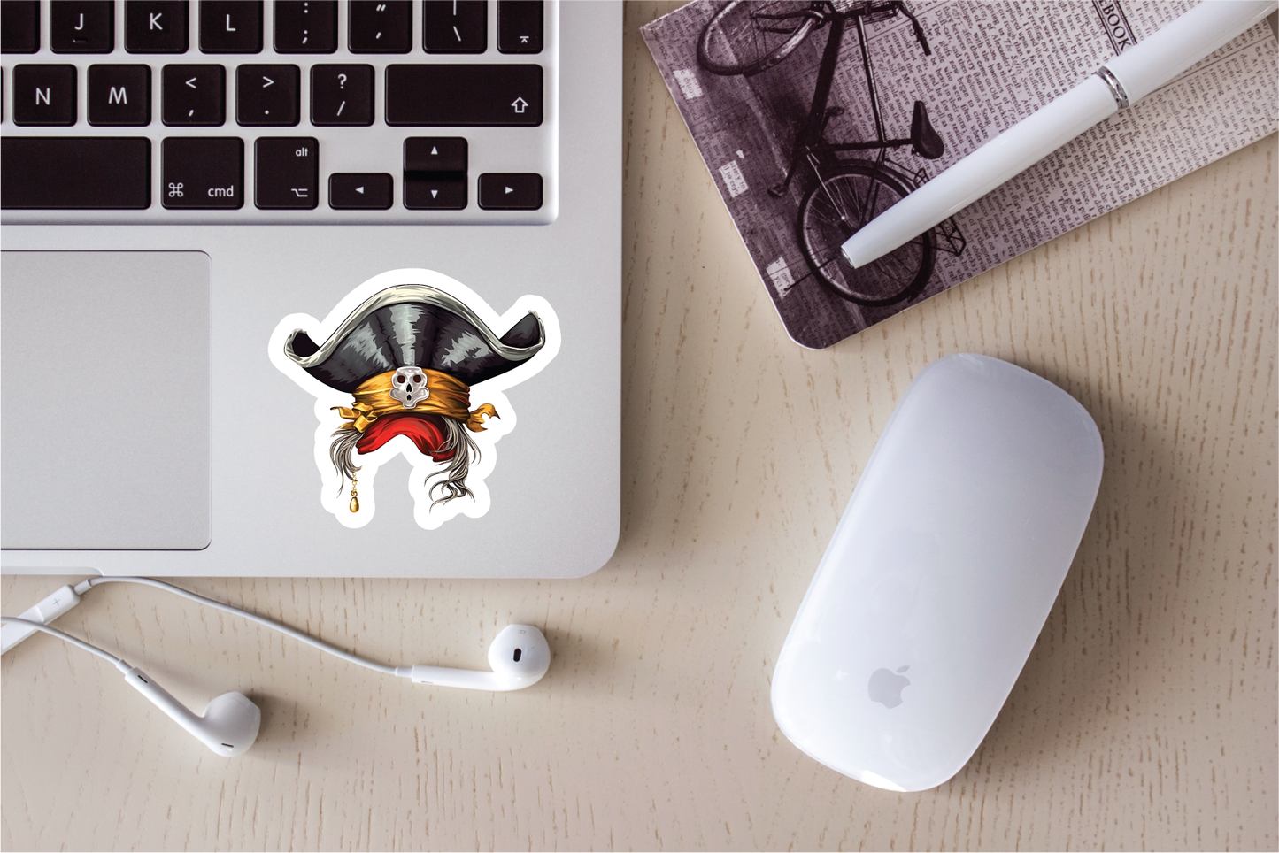 Pirate's Booty - Full Color Vinyl Stickers (SHIPS IN 3-7 BUS DAYS)