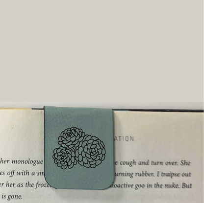 Succulents - Bookmark | Magnetic | Engraved Leatherette