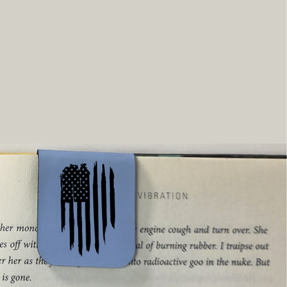 Flag - Bookmark | Magnetic | Engraved Leatherette