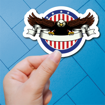 American Eagles - Full Color Vinyl Stickers (SHIPS IN 3-7 BUS DAYS)