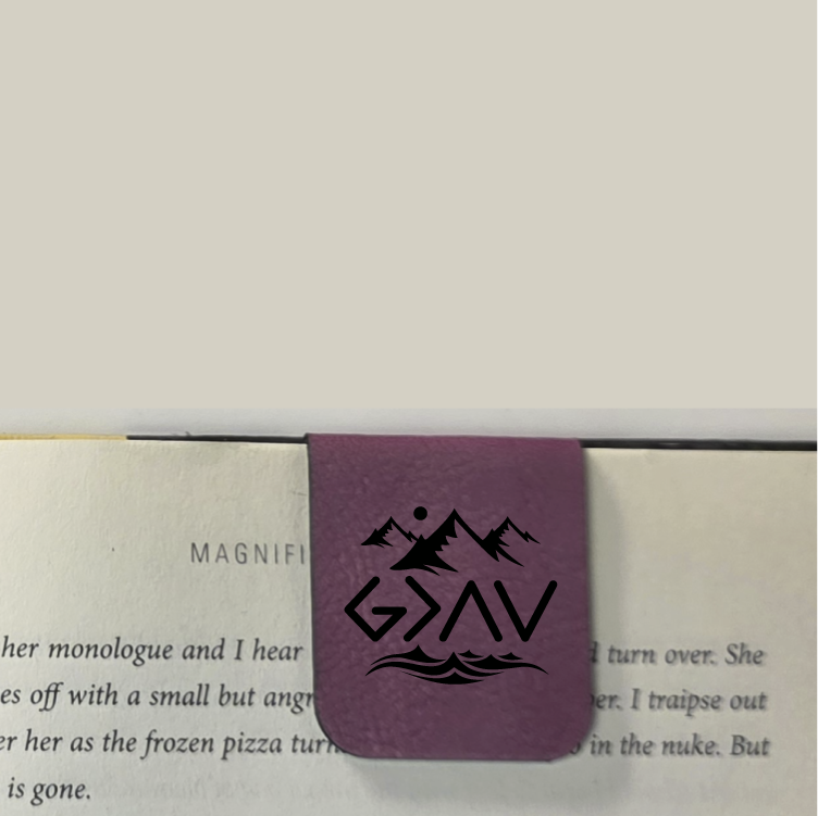 Greater Than - Bookmark | Magnetic | Engraved Leatherette