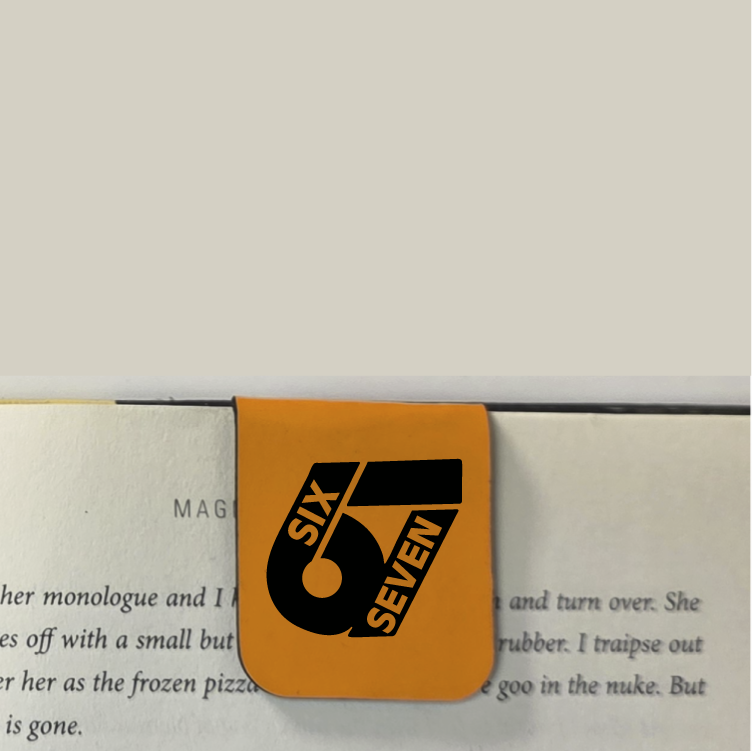 67 - Bookmark | Magnetic | Engraved Leatherette