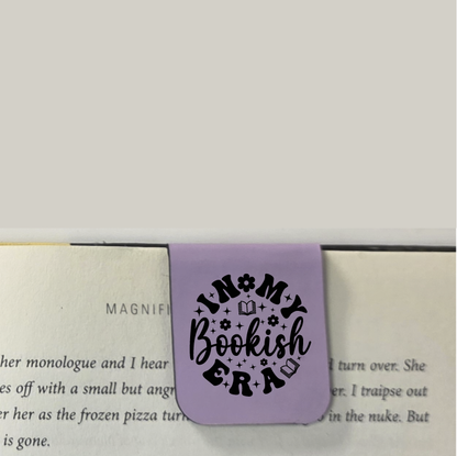 Bookish Era - Bookmark | Magnetic | Engraved Leatherette