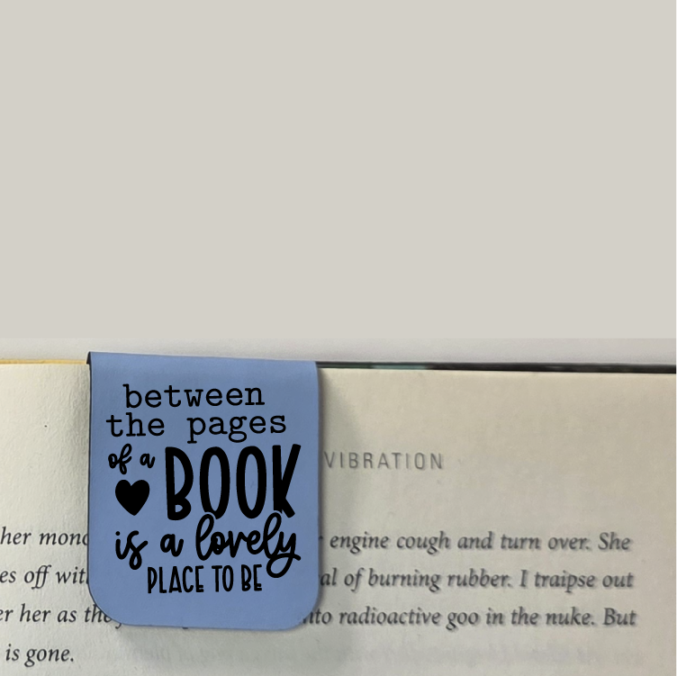 Between The Pages - Bookmark | Magnetic | Engraved Leatherette
