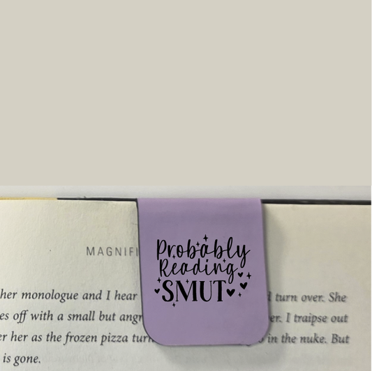 Probably Smut - Bookmark | Magnetic | Engraved Leatherette