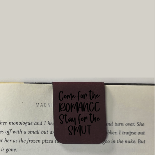 Come For Romance - Bookmark | Magnetic | Engraved Leatherette