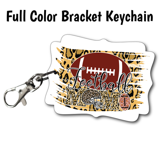 Football Mom - Full Color Keychains