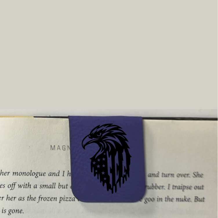 Eagle - Bookmark | Magnetic | Engraved Leatherette