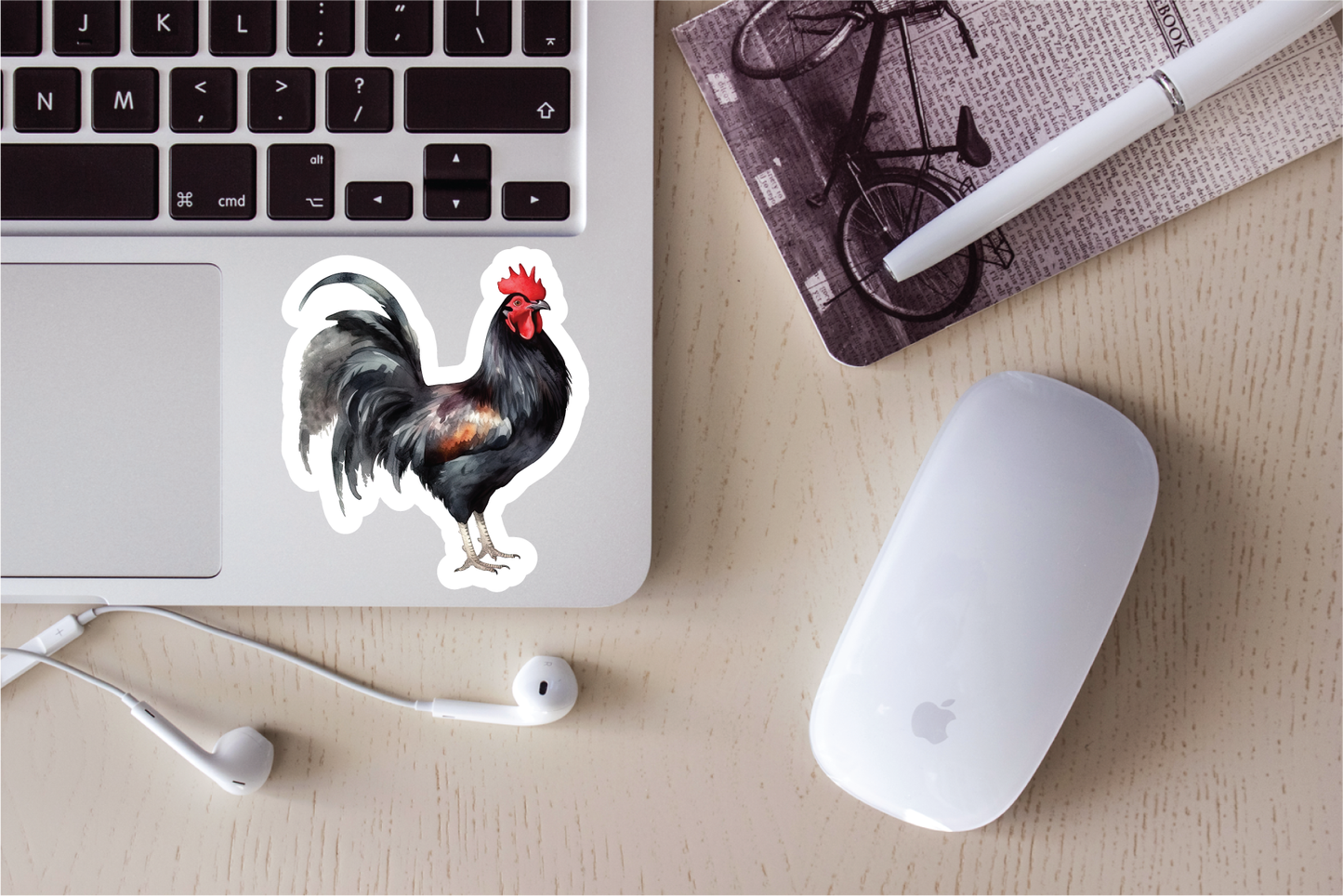 Chickens - Full Color Vinyl Stickers (SHIPS IN 3-7 BUS DAYS)