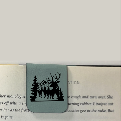 Outdoor - Bookmark | Magnetic | Engraved Leatherette