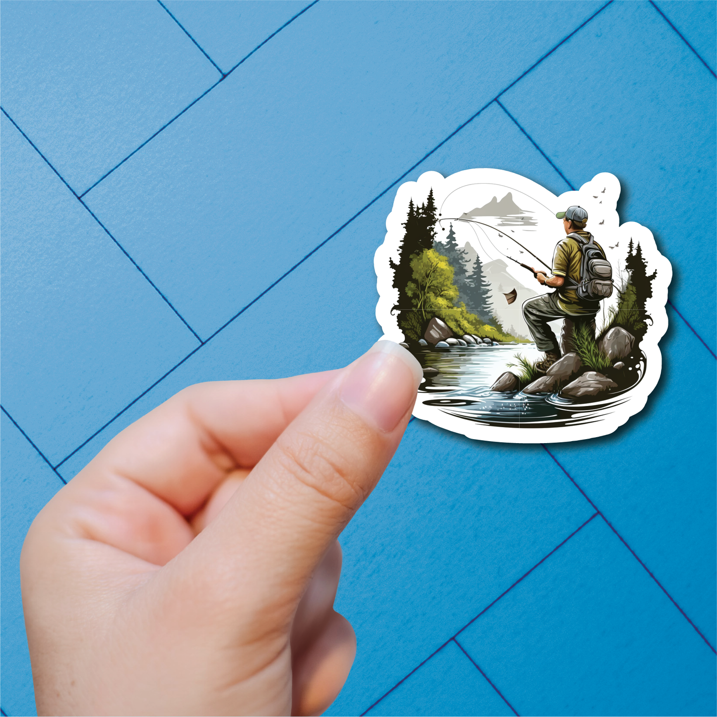 Realistic Fishing - Full Color Vinyl Stickers (SHIPS IN 3-7 BUS DAYS)