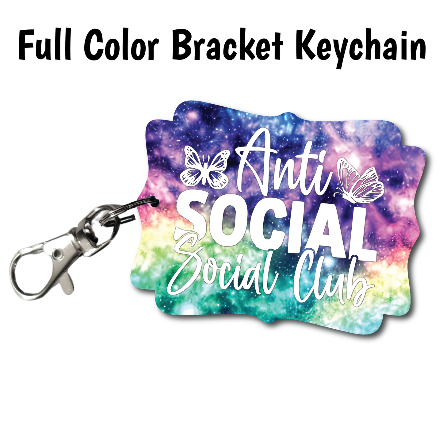 Anti Social Club - Full Color Keychains