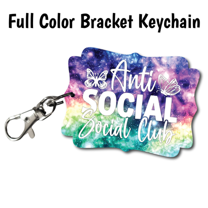 Anti Social Club - Full Color Keychains