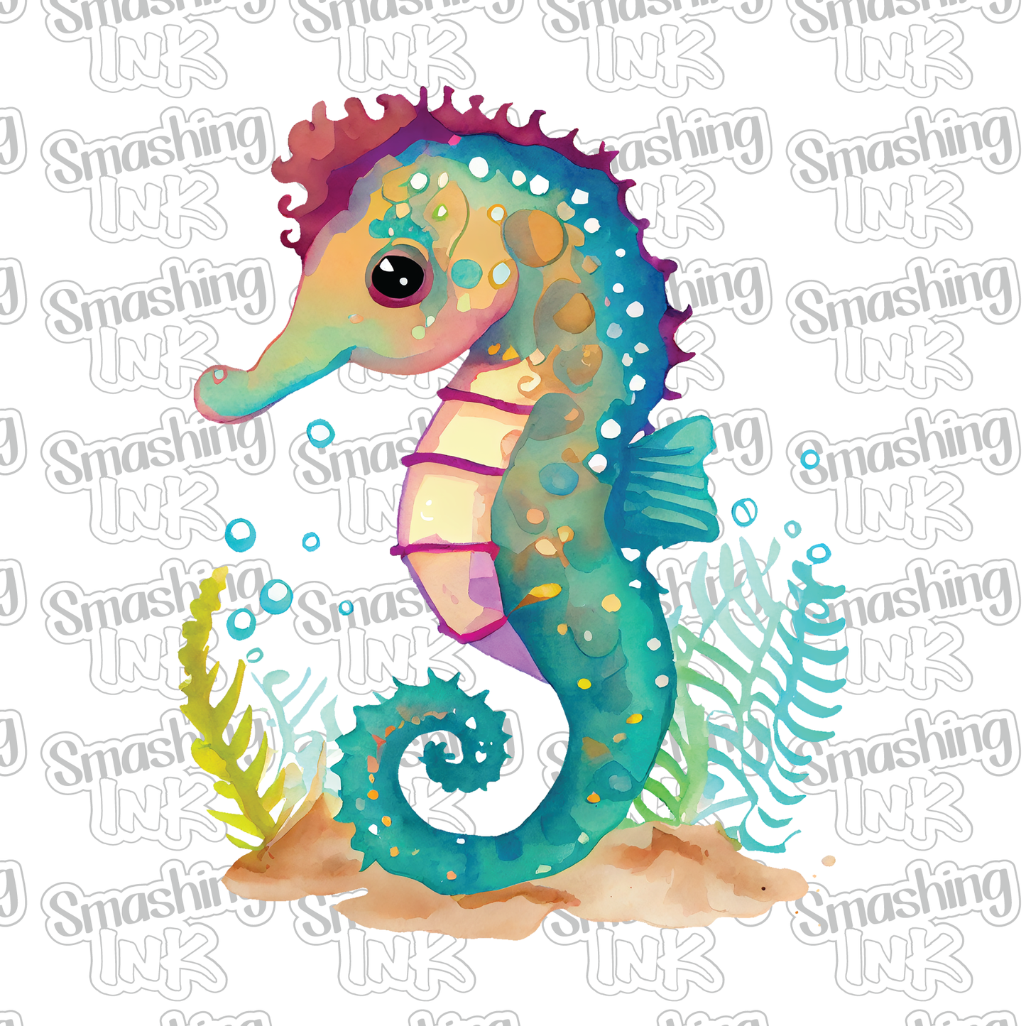 Baby Sea Horse - Heat Transfer | DTF | Sublimation (TAT 3 BUS DAYS) [6N-13HTV]