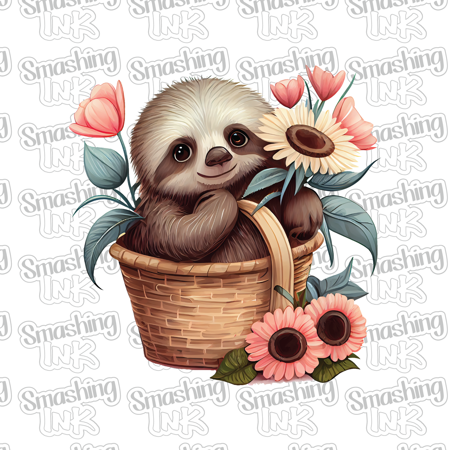 Baby Sloth - Heat Transfer | DTF | Sublimation (TAT 3 BUS DAYS) [6N-8H ...