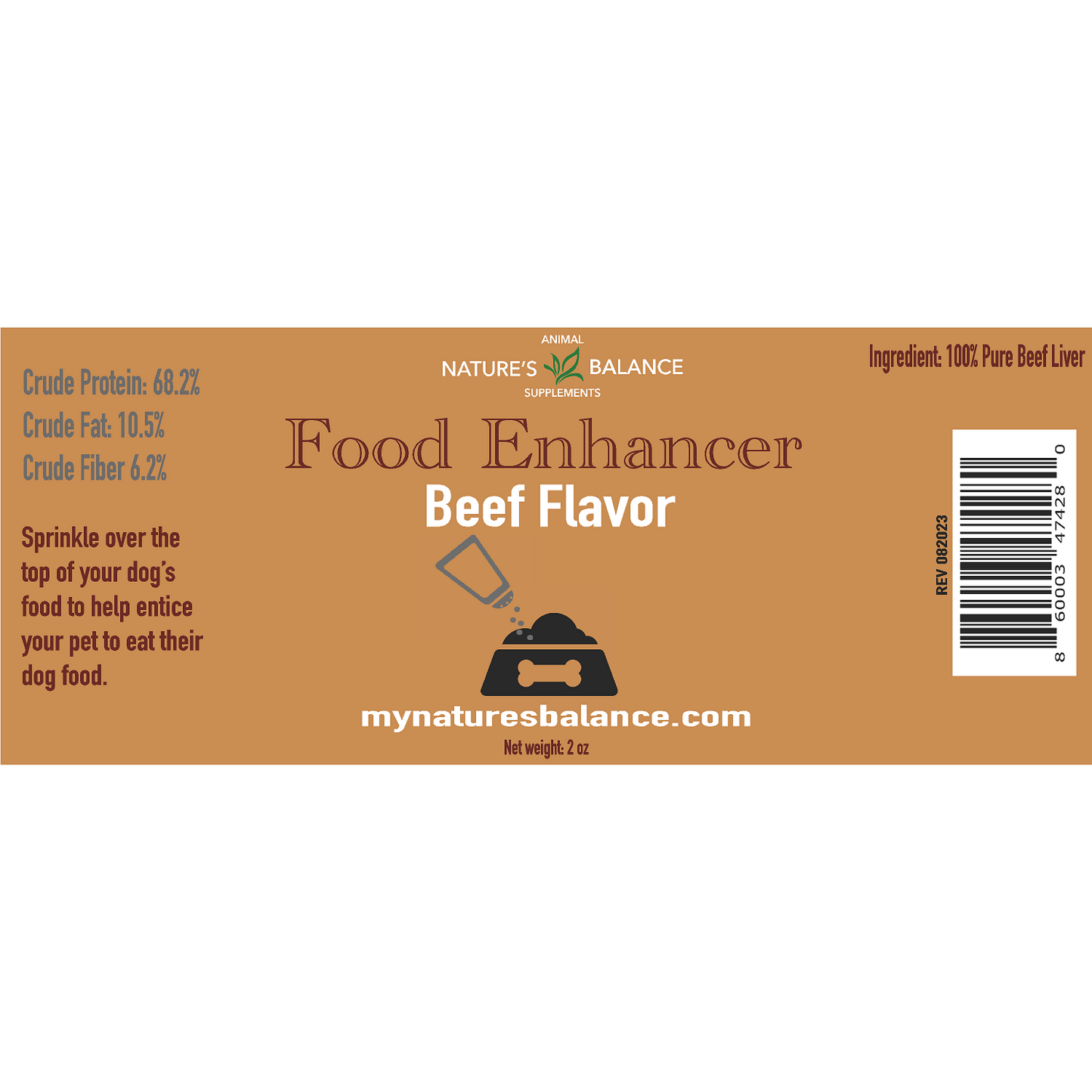 Food Enhancer Label