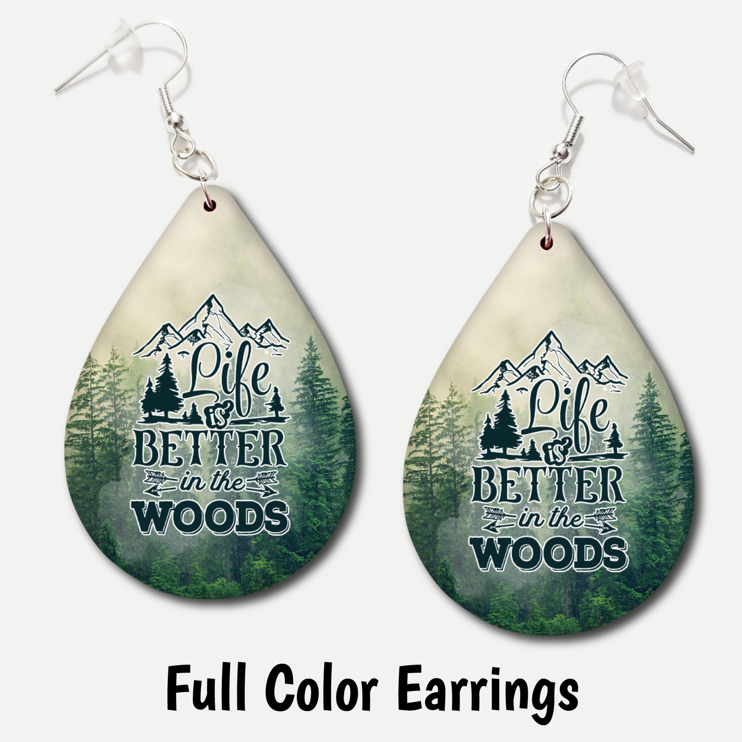 Better In Woods - Acrylic Earrings