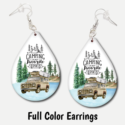 Camping Sport - Acrylic Earrings