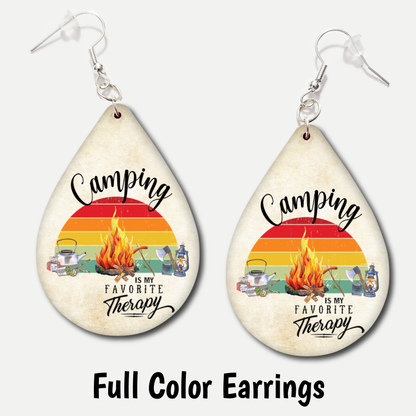 Camping Therapy - Acrylic Earrings