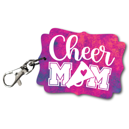 Cheer Mom Pink - Full Color Keychains