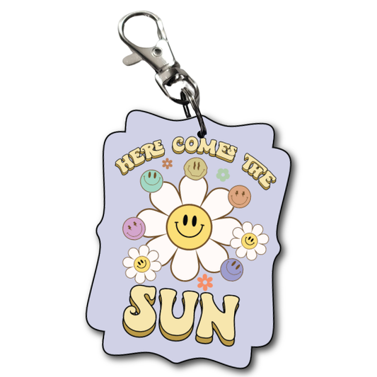 Here Comes the Sun - Full Color Keychains