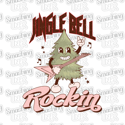 Jingle Bell Rockin' - Heat Transfer | DTF | Sublimation (TAT 3 BUS DAYS) [4G46-10HTV]