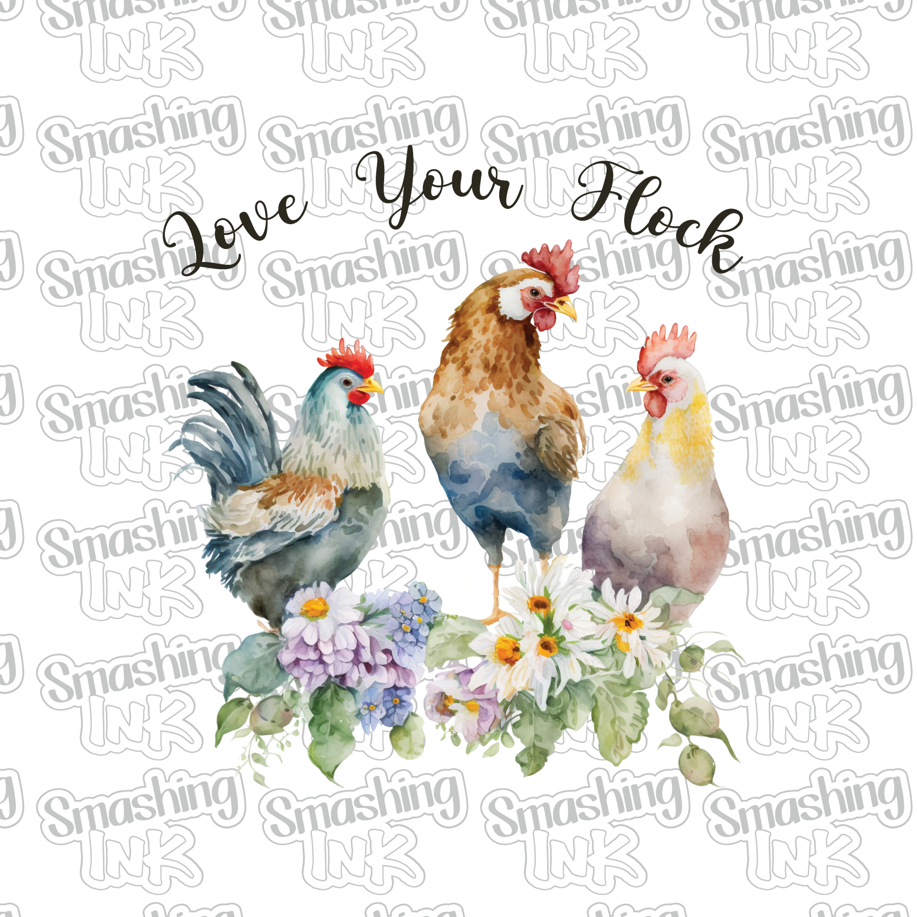 Love Your Flock - Heat Transfer | DTF | Sublimation (TAT 3 BUS DAYS ...