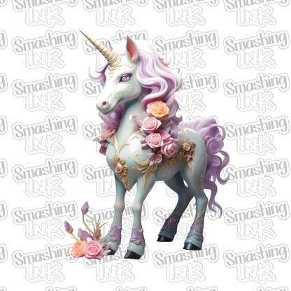 Magical Unicorn 1 - Heat Transfer | DTF | Sublimation (TAT 3 BUS DAYS) [6E-14HTV]