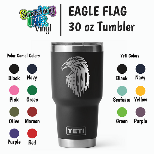 Eagle Flag - Engraved Tumblers
