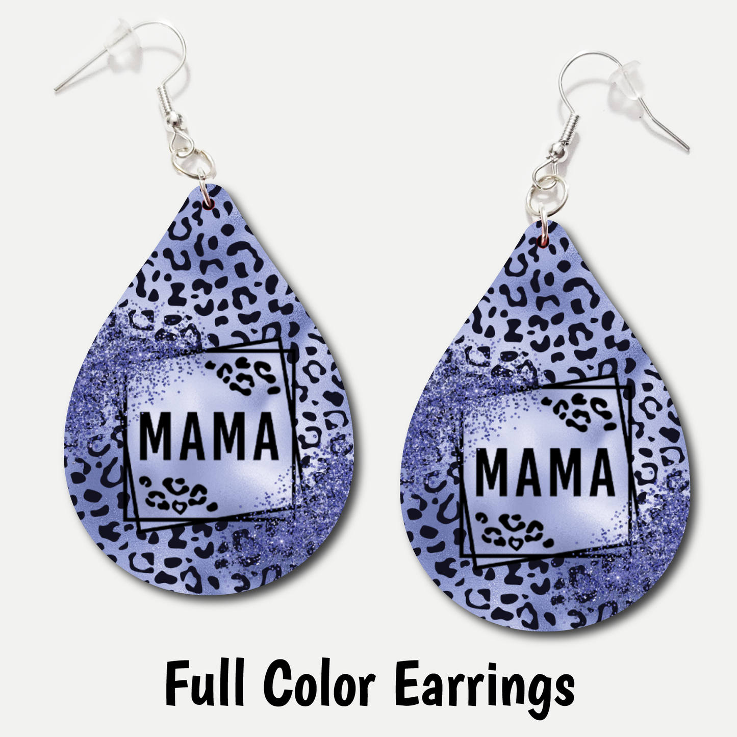 Mama Leopard - Full Color Earrings