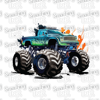 Monster Truck 3 - Heat Transfer | DTF | Sublimation (TAT 3 BUS DAYS) [9N-3HTV]