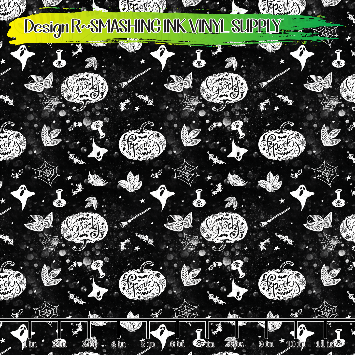 Spooky Halloween  ★ Pattern Vinyl | Faux Leather | Sublimation (TAT 3 BUS DAYS)