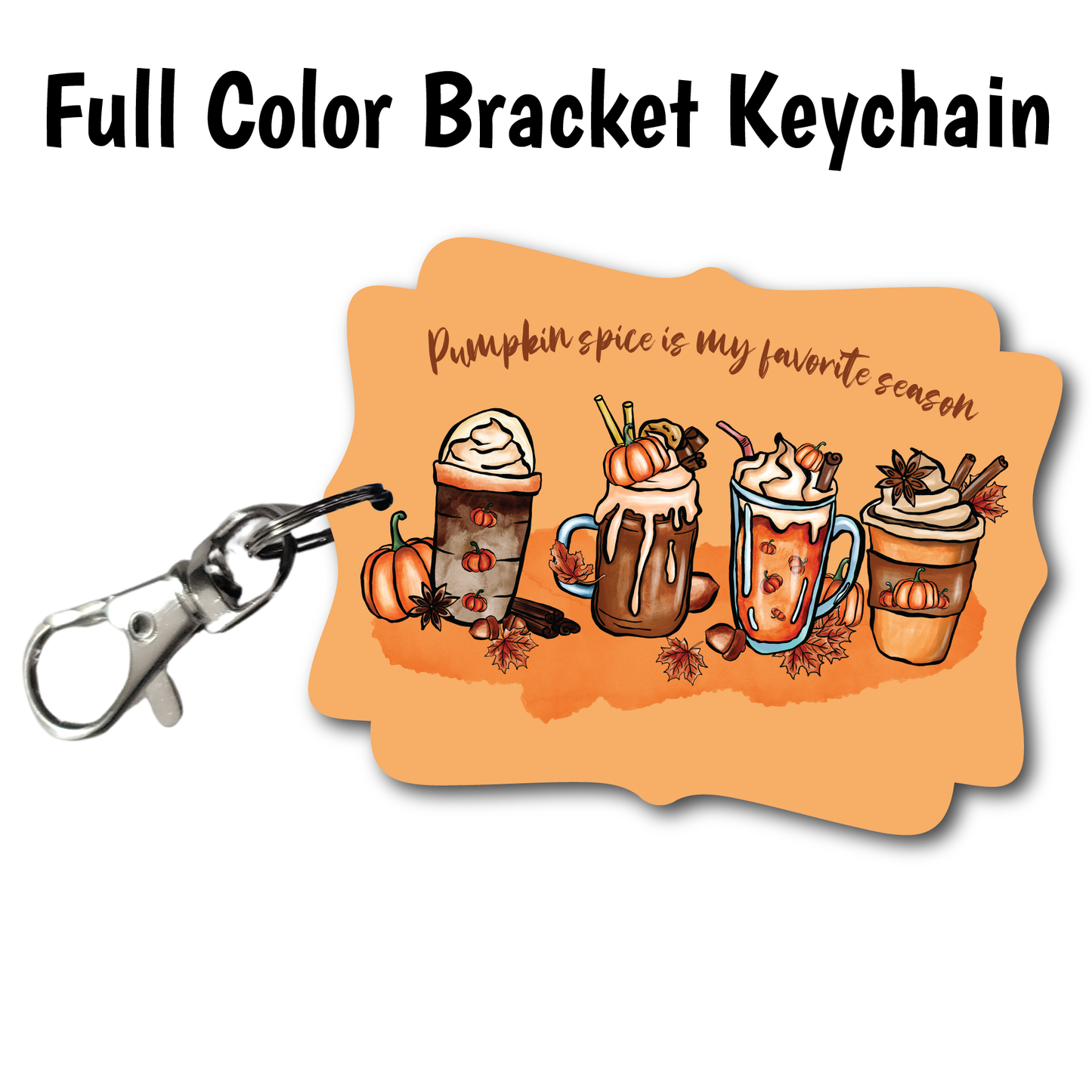 Pumpkin Spice - Acrylic Keychain