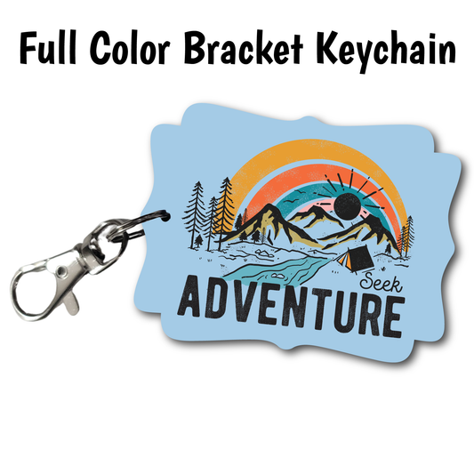 Seek Adventure - Full Color Keychains