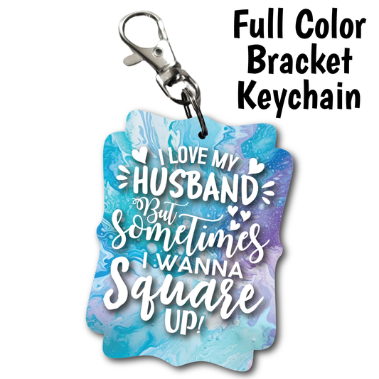 Square Up - Full Color Keychains