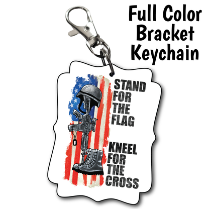 Stand For The Flag - Full Color Keychains