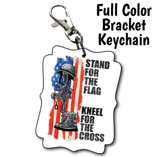 Stand For The Flag - Full Color Keychains